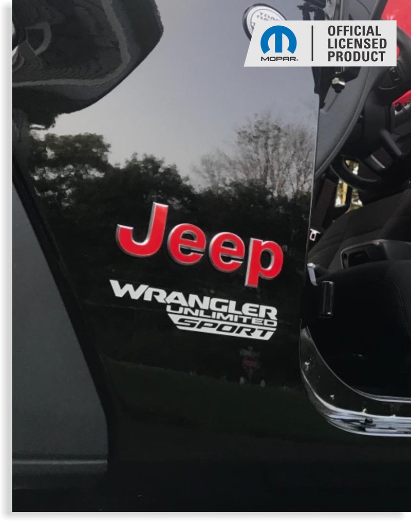 Jeep Fender Emblem Overlay Decals  - 2018-2024 Wrangler JL