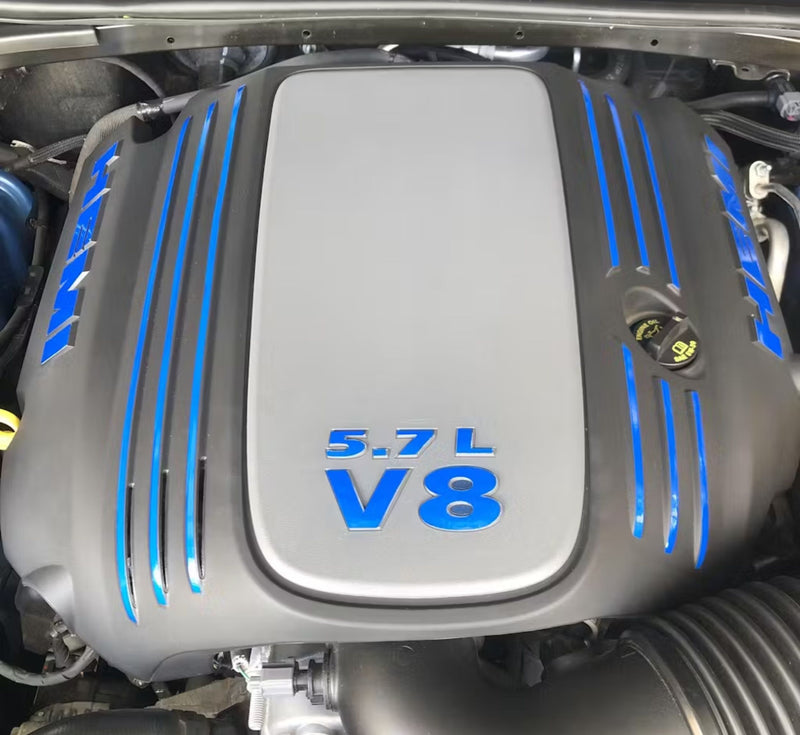 Engine Cover STRIPE Decals - 300C 5.7L