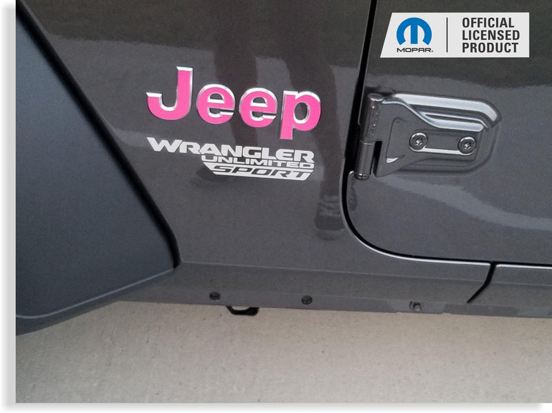 Jeep Fender Emblem Overlay Decals  - 2018-2024 Wrangler JL