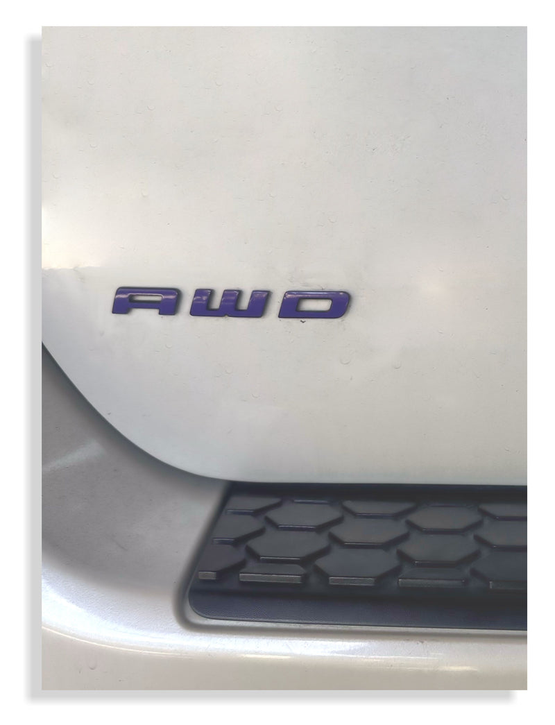 AWD Emblem Overlay Decal - 11-17 Durango