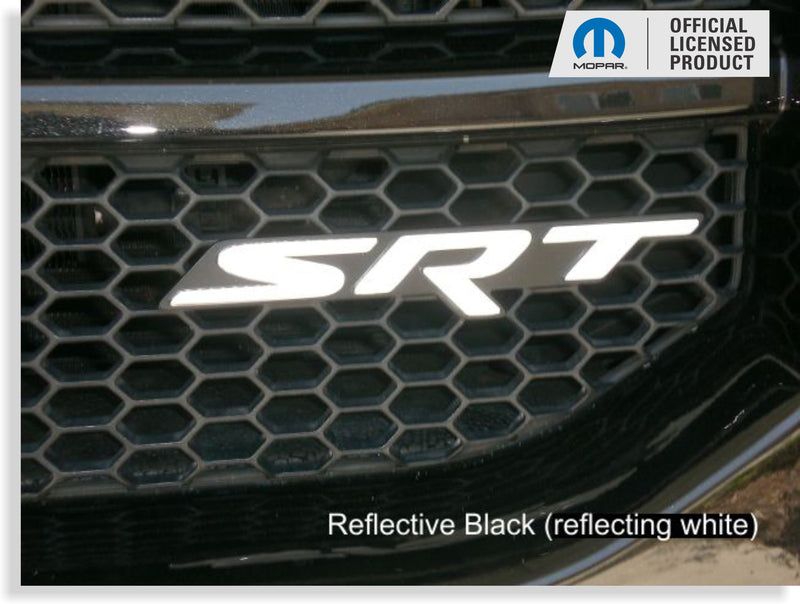 SRT Grille Emblem Overlay Decal  - 2006-2014 Charger SRT8