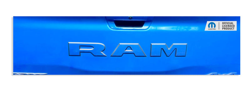 RAM Tailgate Emblem Overlay Decal   - 2021-2024 Ram TRX