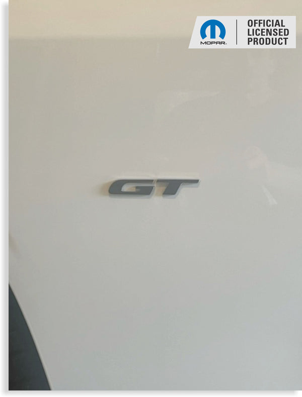 GT Fender Emblem Overlay Decals - 2017-2018 Dodge Challenger GT