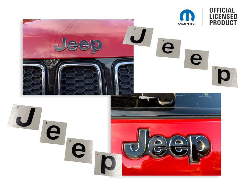 Jeep Emblem Overlay Decals   - Jeep Compass MP 2017-2024