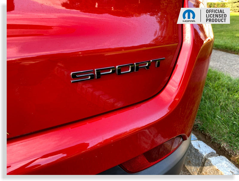 SPORT Emblem Overlay Decal   - Jeep Compass Sport