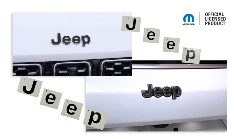 Jeep Emblem Overlay Decals   - 2021-2024 Grand Cherokee L