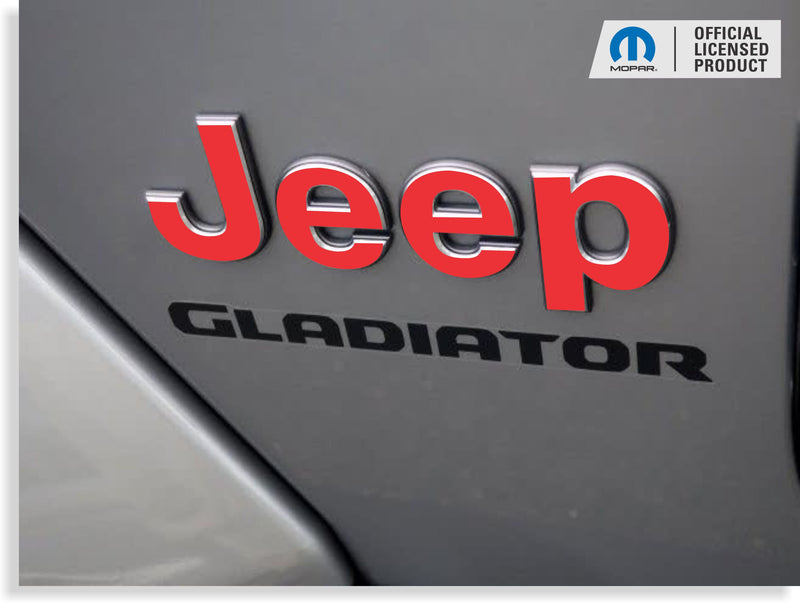 Jeep Fender Emblem Overlay Decals  - 2020-2025 Gladiator