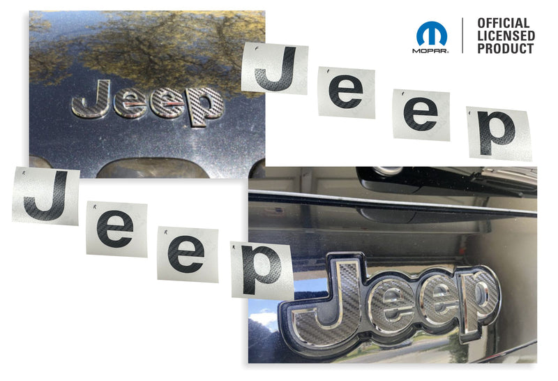 Jeep Emblem Overlay Decals   - Jeep Renegade