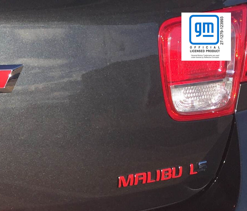 MALIBU Emblem Overlay Decal - 2013-2015 Malibu