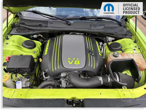 5.7L V8 Engine Cover Letter Overlays - 09-23 Challenger R/T