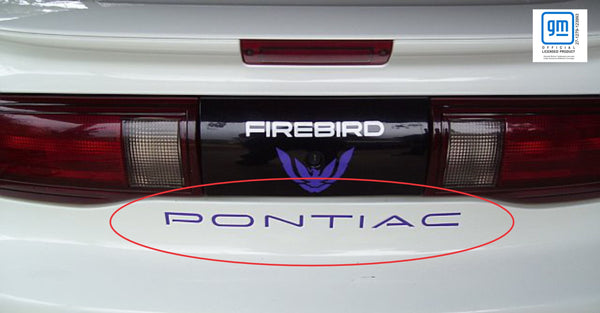 Rear Lettering Inlay Decal - 93-02 Firebird