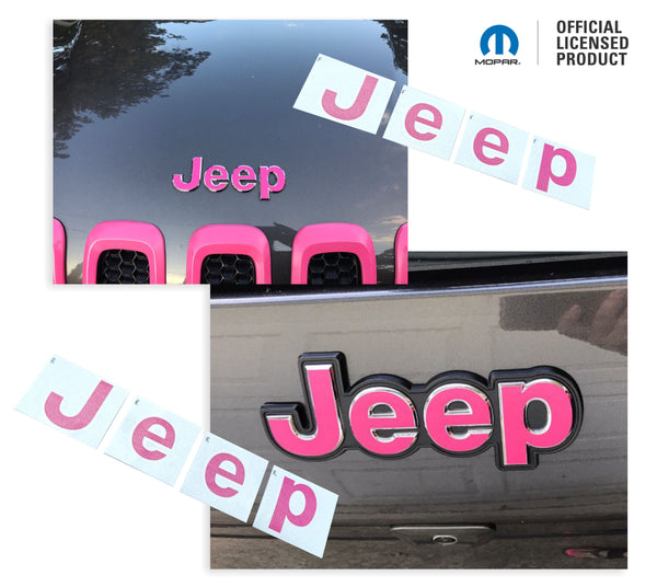 JEEP Emblem Overlay Decals   - Jeep Cherokee