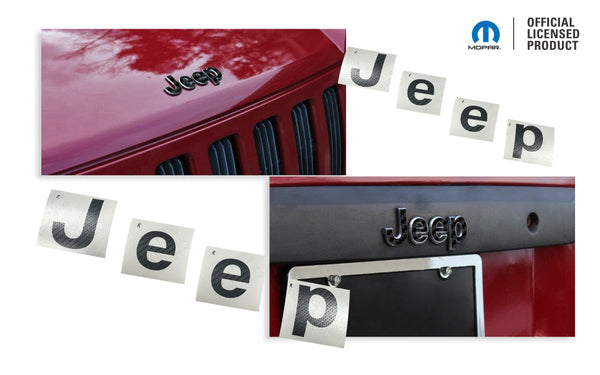 Jeep Emblem Overlay Decals   - Jeep Compass  2007-2013