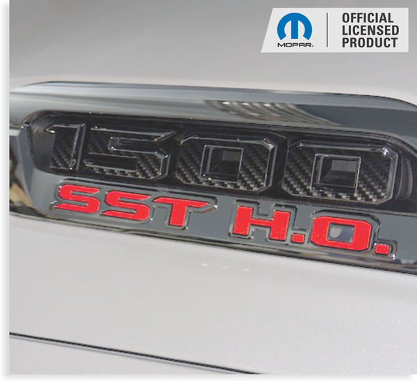 1500 SST H.O. Hood Emblem Overlay Decals - 2025 Ram 1500 High Output Hurricane