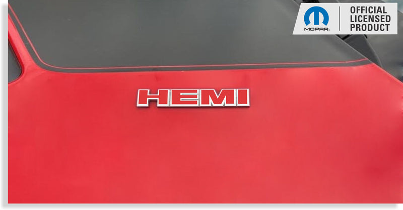 Hemi Emblem Overlay Decals (pair) - 09-10 Challenger RT