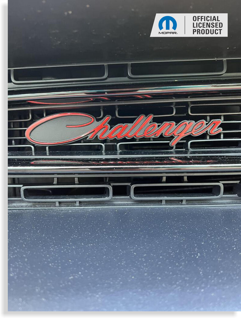 Challenger Script Emblem Overlay Decals