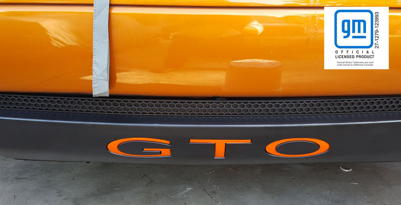 Rear Lettering Inlay Decal - GTO