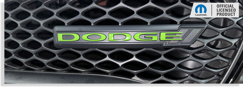 DODGE Grille Emblem Overlay Decal -  2013-2023 Charger