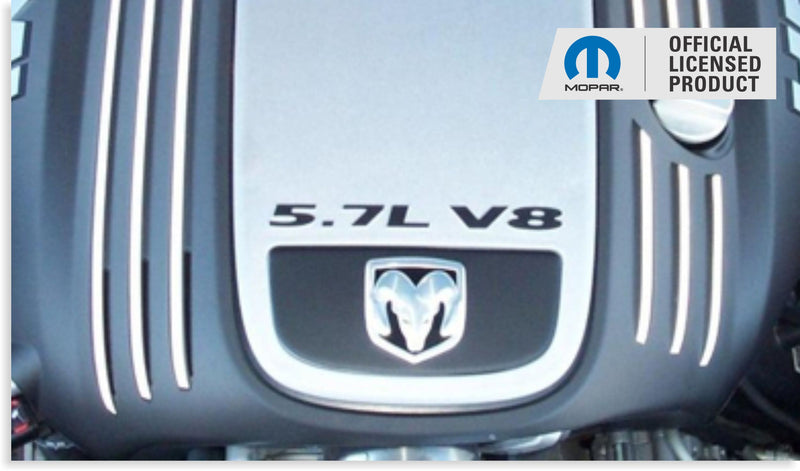 5.7L V8 Engine Cover Letter Overlays - Charger