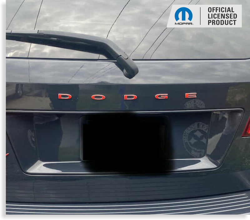 DODGE Rear  Lettering Emblem Overlay Decal - Journey