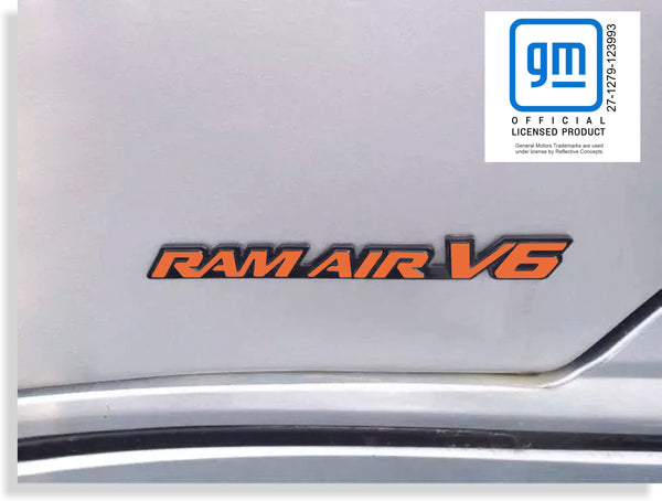 RAM AIR V6 Badge Overlay Decal - 99-05 Grand Am