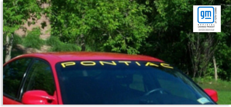 PONTIAC Windshield Banner Decal - 97-03 Grand Prix