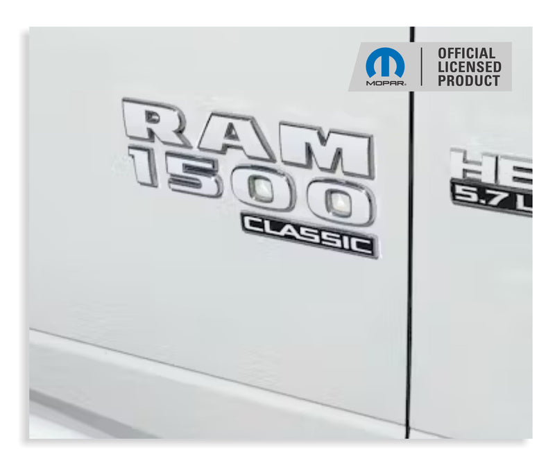 RAM 1500 Emblem Overlay Decals   - 2019-2024 Ram 1500 Classic