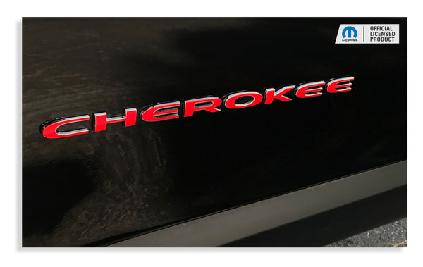 Door Emblem Overlay Decals  - 14-23 Cherokee