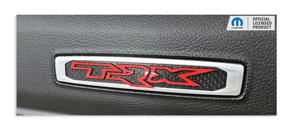 TRX Glovebox Emblem Overlay Decal   - 2021-2024 Ram TRX