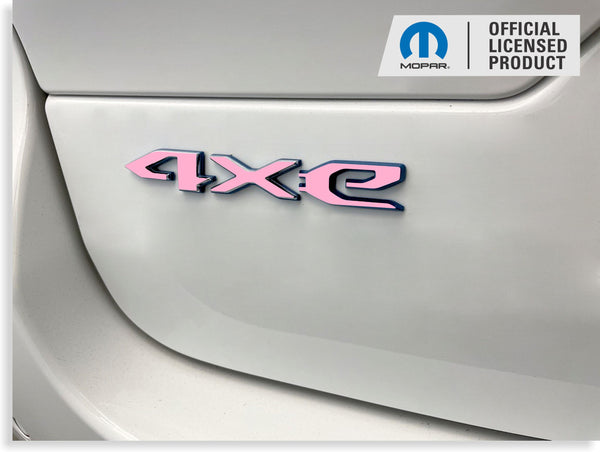 4xe Liftgate Emblem Overlay Decal  - 2022-2024 Grand Cherokee 4xe