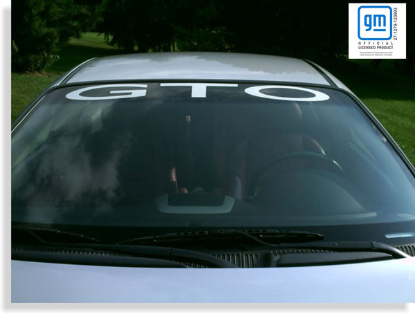 GTO Windshield Banner Decal